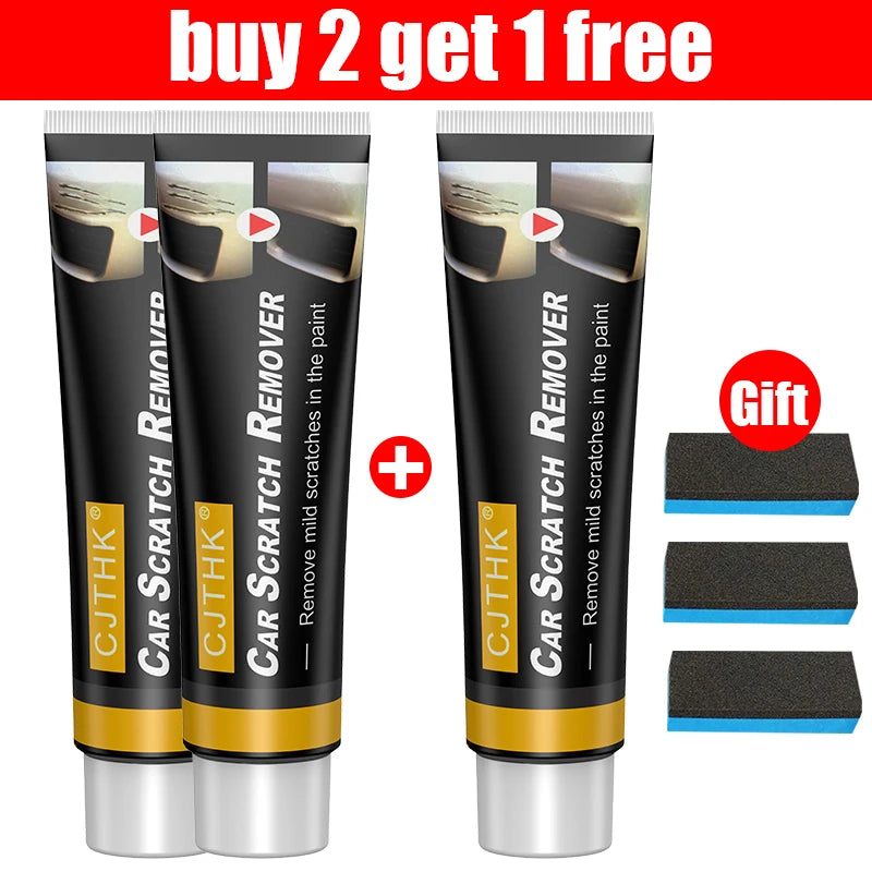 Car Scratch Remover Car Polishing Paste with Sponge Car Body Paint Care Remove Scratch Repair Broken Paint Smooth Car Body
