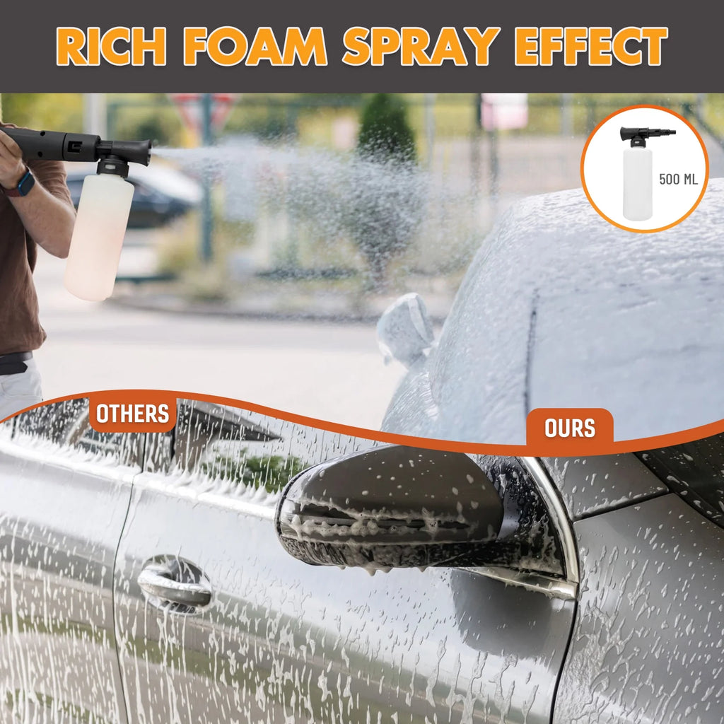 4200 PSI 2.5 GPM Household All-Scenario Electric Pressure Washer, 25FT Hose, Quick Connect Spray Wand, Foam Cannon for Tractor, Camper, Pavement, Fence, Balcony, Wall, Pool, Boat Cleaning